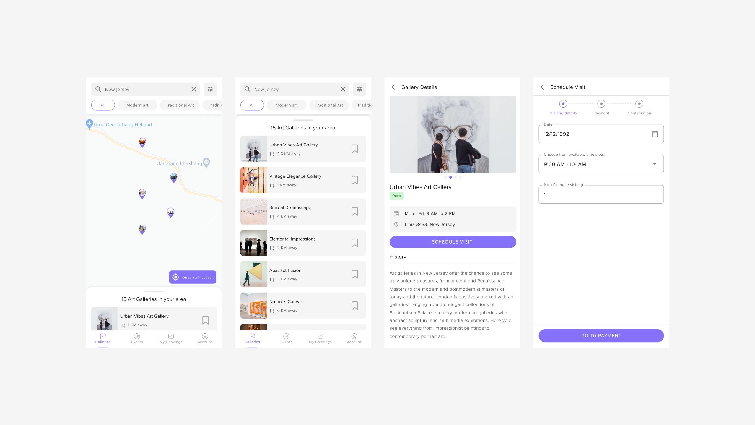 Gallaflex App Mockup
